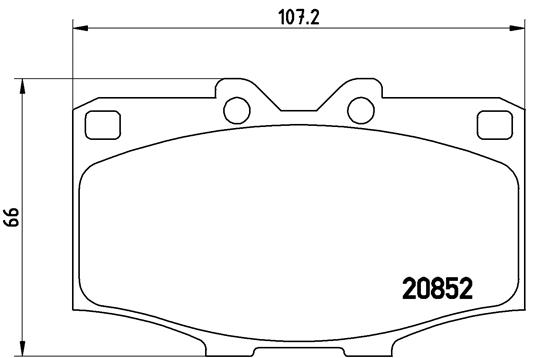 Brembo Remblokset P 83 006