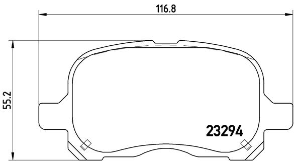 Brembo Remblokset P 83 044