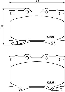 Brembo Remblokset P 83 048