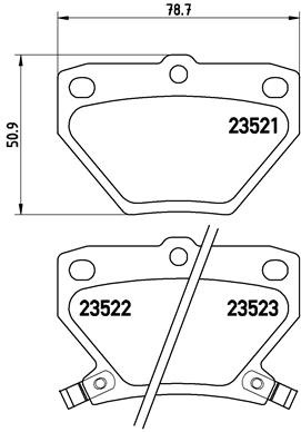 Brembo Remblokset P 83 052