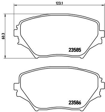 Brembo Remblokset P 83 055