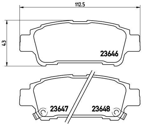 Brembo Remblokset P 83 056