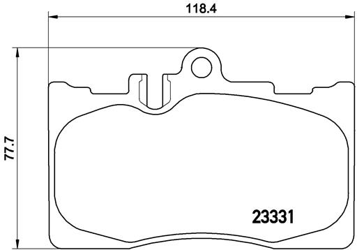 Brembo Remblokset P 83 058