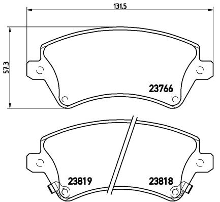 Brembo Remblokset P 83 064