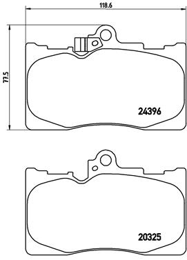 Brembo Remblokset P 83 072