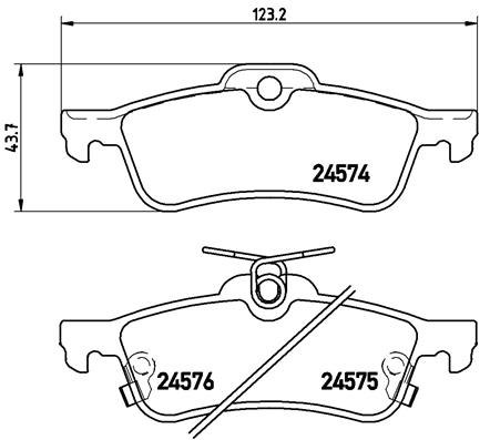 Brembo Remblokset P 83 087