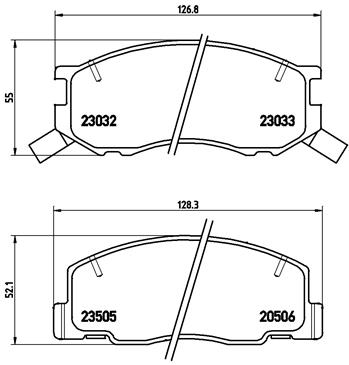 Brembo Remblokset P 83 093