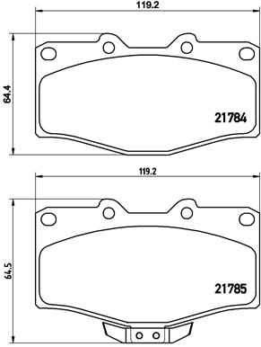 Brembo Remblokset P 83 095