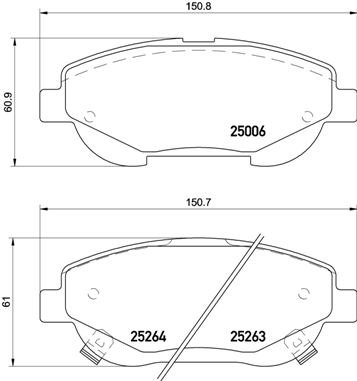 Brembo Remblokset P 83 148