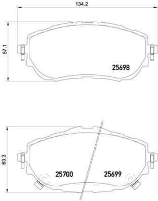 Brembo Remblokset P 83 150