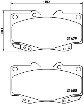 Brembo Remblokset P 83 151