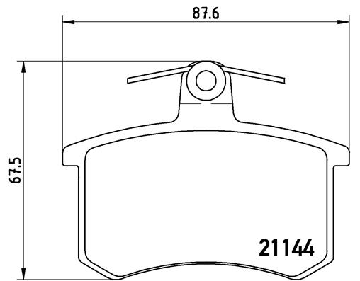 Remblokset Brembo P 85 013