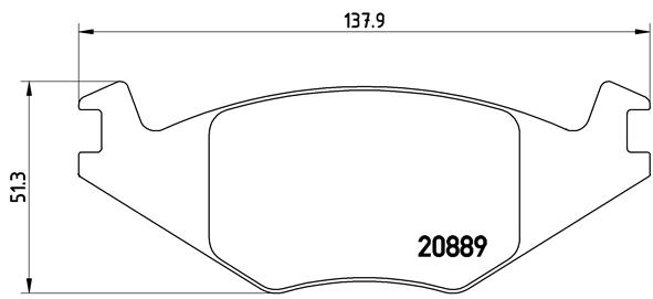 Brembo Remblokset P 85 019