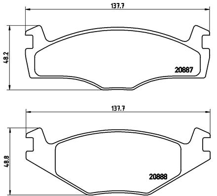 Brembo Remblokset P 85 024