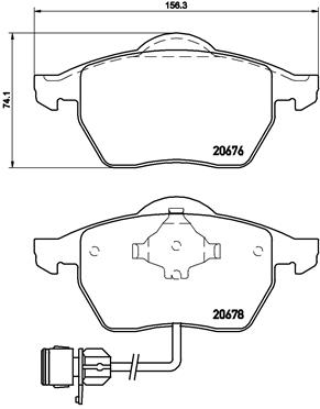 Brembo Remblokset P 85 026