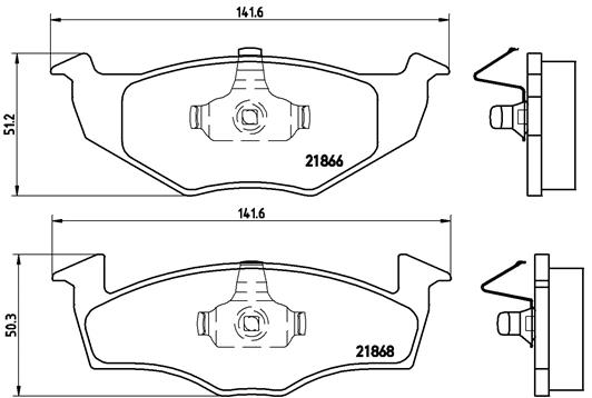 Brembo Remblokset P 85 031