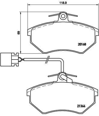 Brembo Remblokset P 85 034