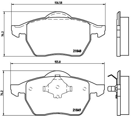 Brembo Remblokset P 85 039