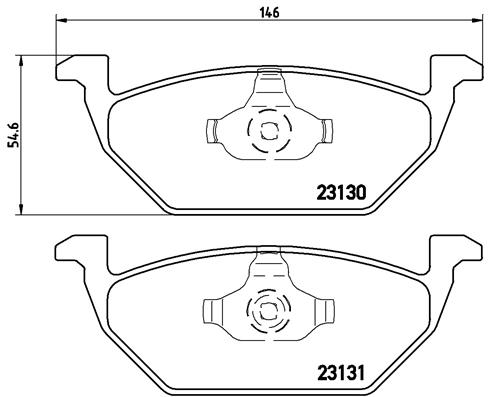 Brembo Remblokset P 85 041