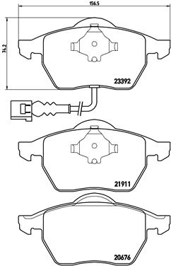 Brembo Remblokset P 85 045