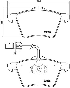 Brembo Remblokset P 85 052