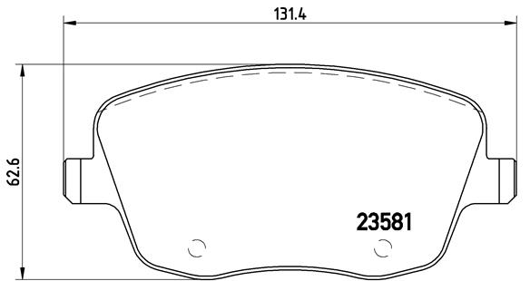 Brembo Remblokset P 85 057