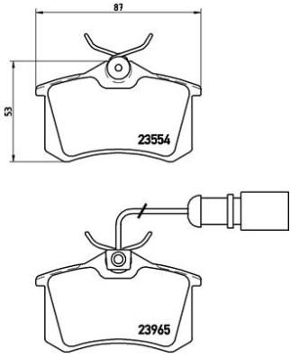 Brembo Remblokset P 85 058