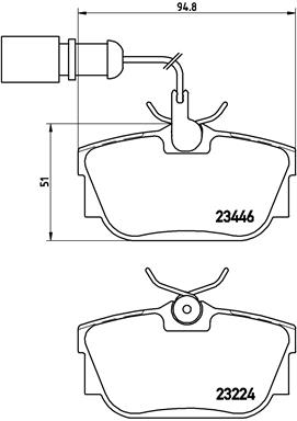 Brembo Remblokset P 85 059