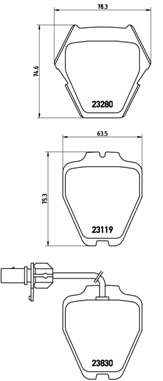 Brembo Remblokset P 85 067