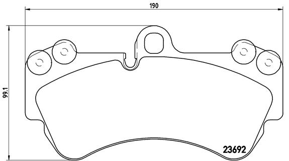 Remblokset Brembo P 85 069