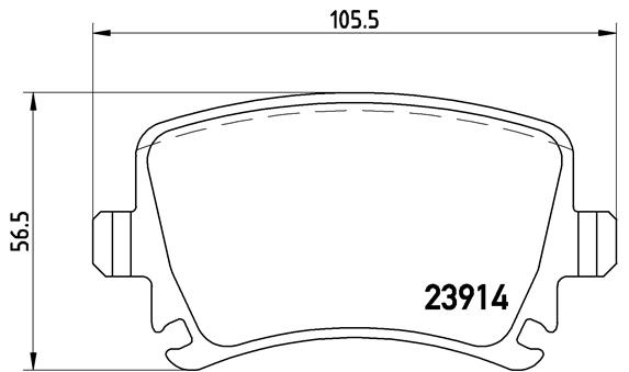 Brembo Remblokset P 85 073