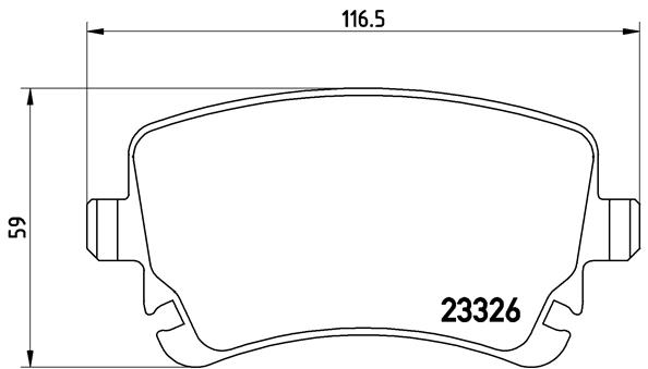 Brembo Remblokset P 85 076