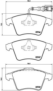 Remblokset Brembo P 85 081