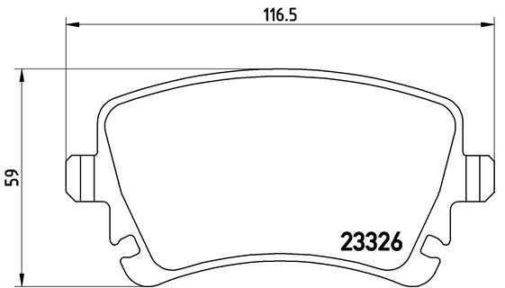 Brembo Remblokset P 85 083