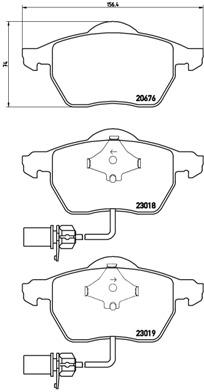 Brembo Remblokset P 85 085X