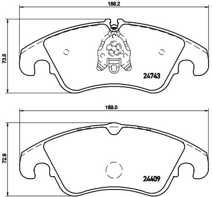 Brembo Remblokset P 85 098