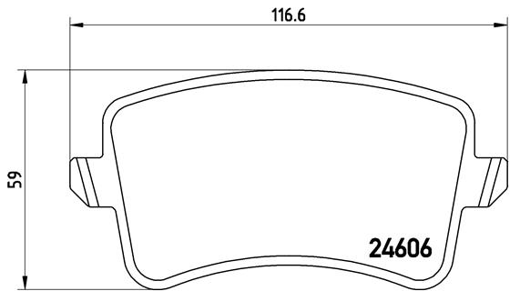 Brembo Remblokset P 85 099