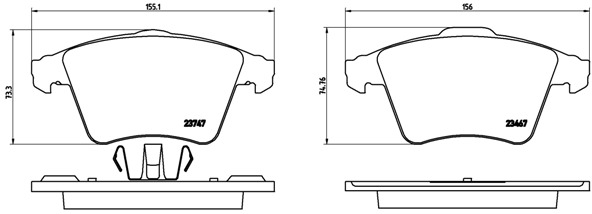 Brembo Remblokset P 85 106