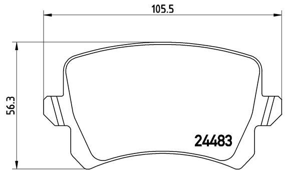 Brembo Remblokset P 85 109X