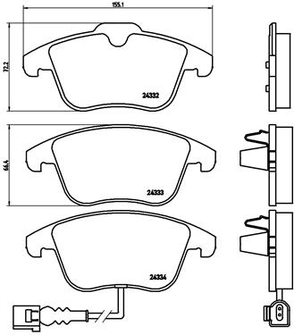 Brembo Remblokset P 85 112X