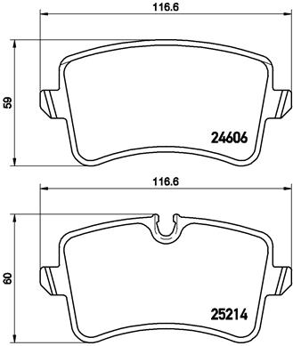 Remblokset Brembo P 85 118X