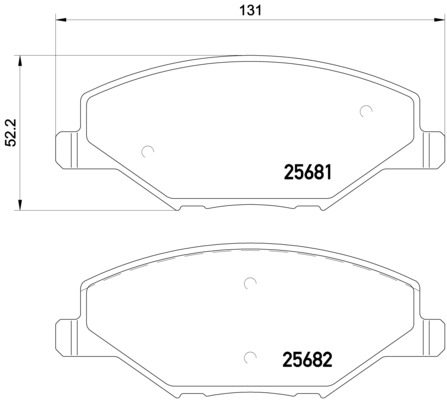 Brembo Remblokset P 85 121