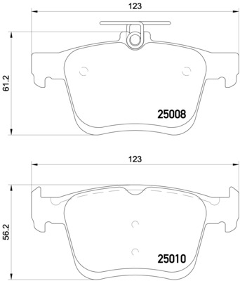 Brembo Remblokset P 85 125