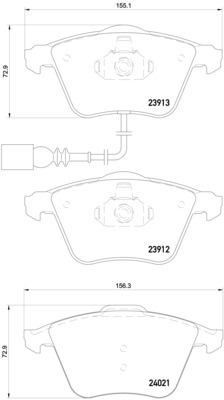 Brembo Remblokset P 85 129