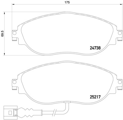 Brembo Remblokset P 85 131X