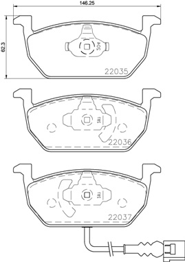 Remblokset Brembo P 85 137