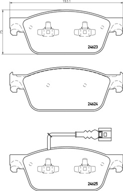 Brembo Remblokset P 85 141