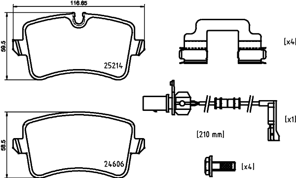 Brembo Remblokset P 85 150