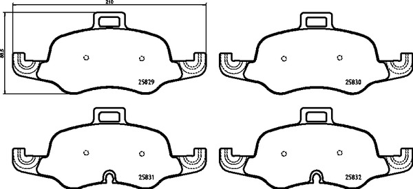 Brembo Remblokset P 85 160X