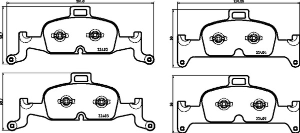 Brembo Remblokset P 85 164X